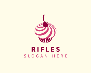 Delicious Cupcake Dessert logo design