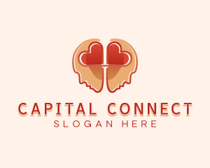 Heart Brain Connection logo design