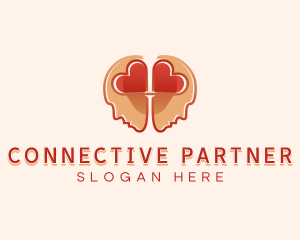 Heart Brain Connection logo design