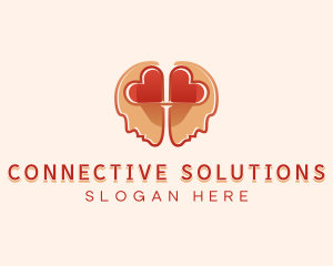 Heart Brain Connection logo design