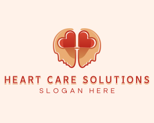 Heart Brain Connection logo design