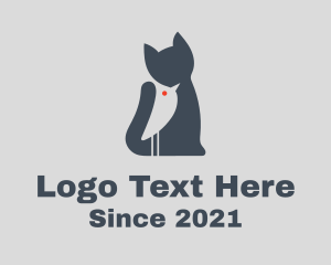 Feline - Bird Cat Animals logo design