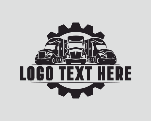 Removalist - Logistics Cargo Trucking logo design