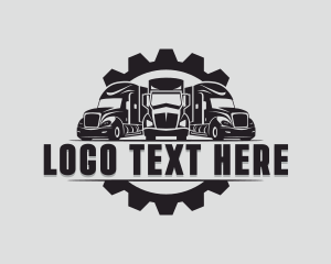 Mechanical - Logistics Cargo Trucking logo design