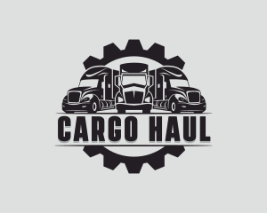 Logistics Cargo Trucking logo design