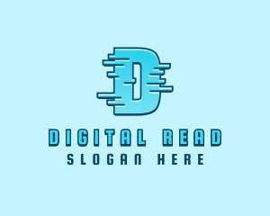 Digital Business Letter D logo design