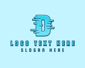 Digital Business Letter D Logo