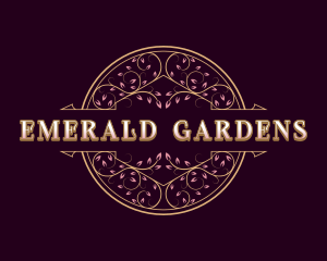 Feminine Garden Vine logo design