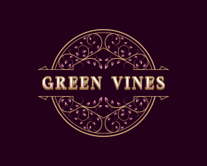 Feminine Garden Vine logo design