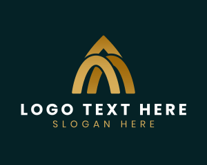 Marketing - Creative Arch Business Letter A logo design