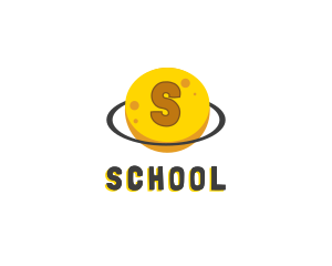 Planetary Science  Space School logo design