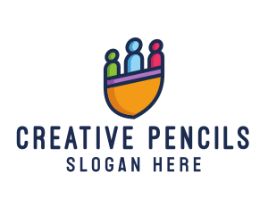 Creative Human Shield Organization logo design