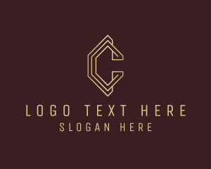 Deluxe - Classic Business Letter C logo design