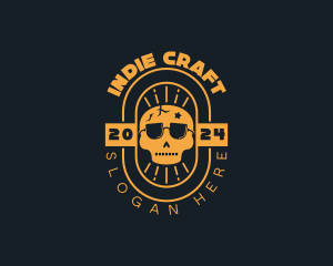 Indie - Fashion Skull Sunglasses logo design