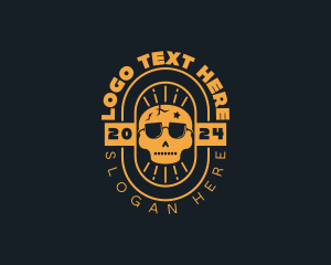 Tattoo - Fashion Skull Sunglasses logo design