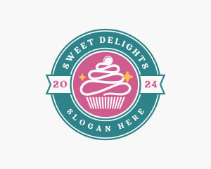 Desserts - Cupcake Dessert Bakeshop logo design