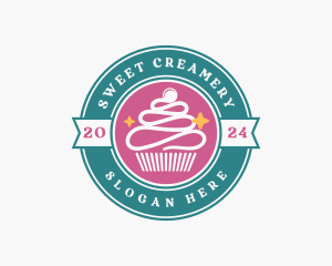 Cupcake Dessert Bakeshop logo design