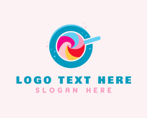 Candy Wrapper - Sweet Candy Business logo design