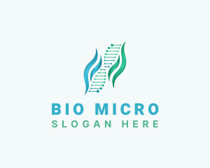 Microbiology - DNA Biology Science Laboratory logo design