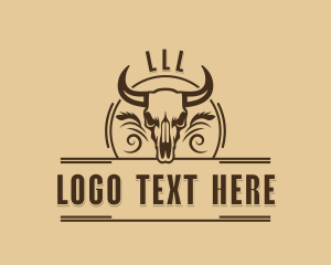 Tavern - Western Bull Tavern logo design