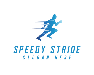 Sprinter - Fun Run Athlete Race logo design