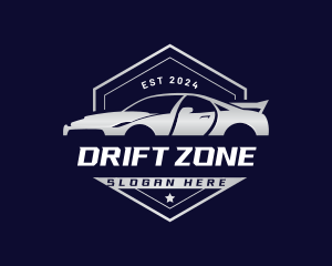 Drifting - Car Vehicle Mechanic logo design