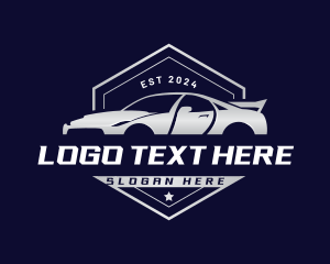 Rental - Car Vehicle Mechanic logo design