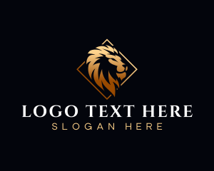 Animal - Wild Lion Animal logo design