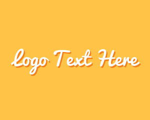 Handwritten - Handwritten Script Text logo design