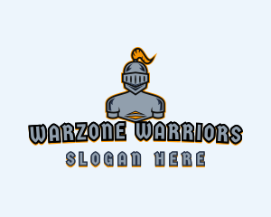 Knight Warrior Character logo design