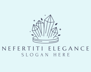 Elegant Crystals Gem logo design