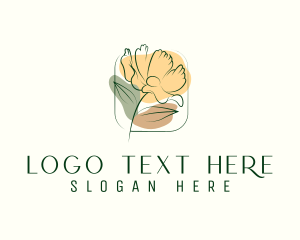 Florist - Watercolor Flower Boutique logo design