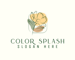 Splat - Watercolor Flower Boutique logo design