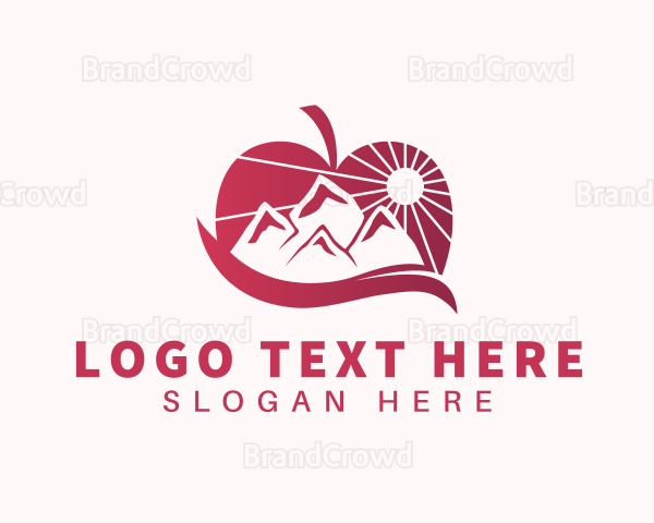 Organic Apple Mountain Logo