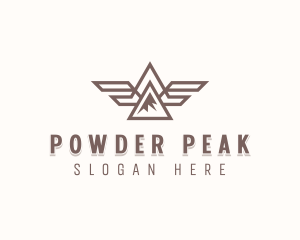 Mountain Peak Wings logo design