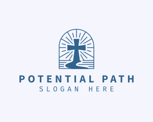 Holy Cross Path Church logo design