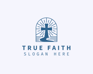 Belief - Holy Cross Path Church logo design