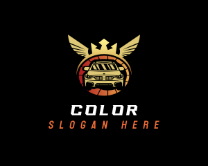 Luxury Auto Wings Logo