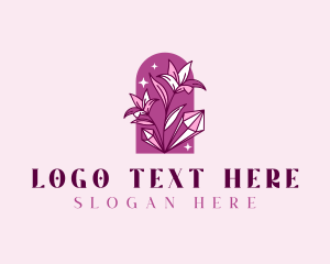 Gardening - Flower Crystal Lily logo design