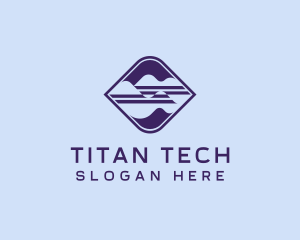 Professional Wave Tech Business logo design