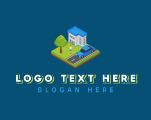 Rental - Suburban Neighborhood Home logo design