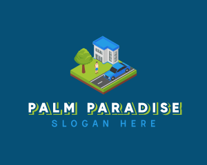 Suburban Neighborhood Home Logo