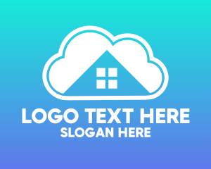 Residential - Home Cloud logo design