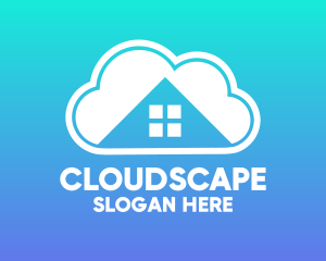 Home Cloud  logo design