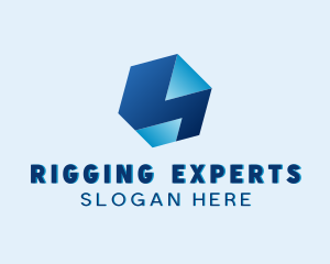 Hexagon Expert Technology logo design