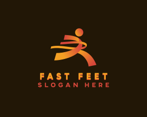 Running - Running Athlete Competition logo design