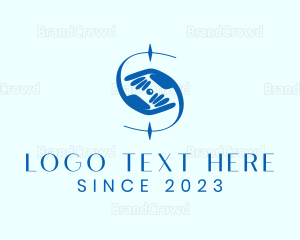 Letter S Hand Logo