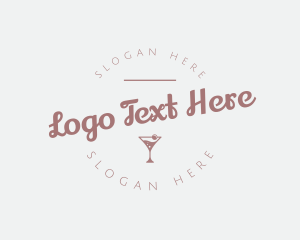 Champagne Drink Bar Logo