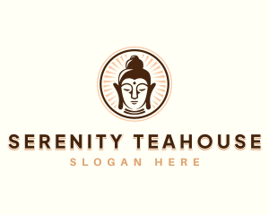 Zen Buddha Serenity logo design