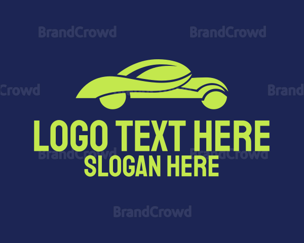 Fancy Green Car Logo